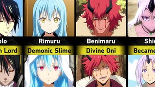 Tensura Character Changes after Evolution