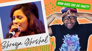 The Agility 😱 | Shreya Ghoshal - Mere Dholna Sun (Live) | REACTION