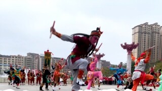 Puning Yingge｜On the second day of the first lunar month in 2023, the Yingge dance that set off a wa