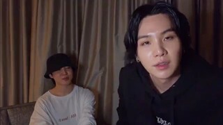 YOONGI & JIMIN (YOONMIN) WEVERSE Live after NEWARK CONCERT