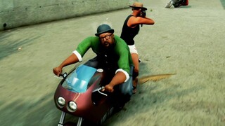 GTA San Andreas Definitive Edition PS5 - Big Smoke Shows CJ His Driving Skills