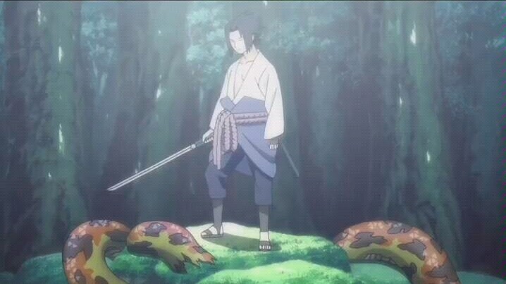 Sasuke's knives are simply art