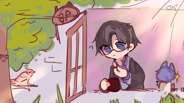 [AMV]Drawing enchanting Florist K in his daily life