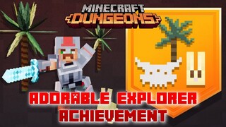 Adorable Explorer Achievement, Minecraft Dungeons