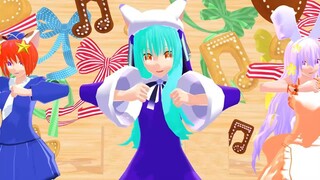 【MMD di gi charat】リンナ・キャラット＆ミ・ケ・キャラット＆うさだあかりでプリコグ