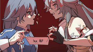 [ผลกระทบ Honkai สามการ์ตูนเสียง] แย่ Shibao เล่นโดย Afu ในฝ่ามือของเขา