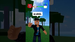 MY BROTHER BECAME AN ADMIN IN BLOX FRUITS, but THIS HAPPENED! 🐾 #shorts