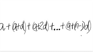 1st/2ways: add math sum a + (a+d) + (a+2d) + ... + (a+(n-1)d) ?