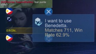 Benedetta revenge Mobile Legends Bang Bang