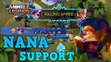NANA IS THE BEST SUPPORT IN MOBILE LEGENDS? | Mobile Legends|