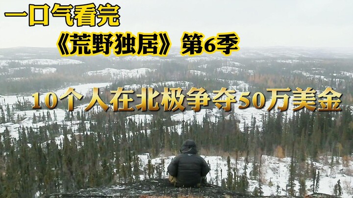 一口气看完《荒野独居》第6季，10个人在北极生存，争夺50万美金