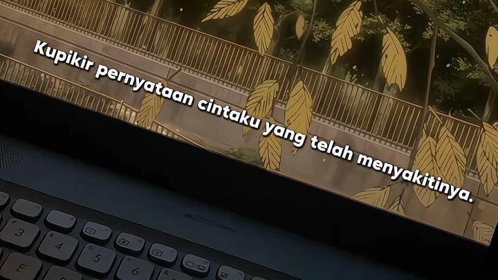 Jika ingin membuat janji untuk hidup bersama itu bukan cinta, lalu apa?🫠 #foryou #anime #fyp