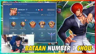 TOP 1 CHOU NG BATAAN! MLBB GAMEPLAY