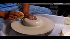 How to Make Pottery Bowls - Opening Clay to Make Pottery Bowls