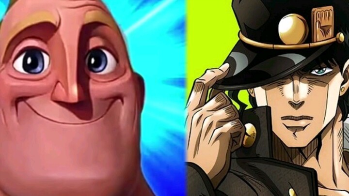 Mr. Incredible sees different versions of Jotaro Kujo...