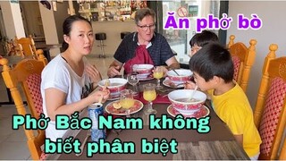 Nấu phở bò/lần đầu tiên biết phở Bắc-Nam không biết phân biệt/Ẩm thực Việt Nam/Cuộc sống pháp