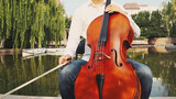 "Always with me" was covered by a man with cello