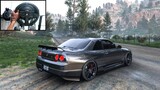 700HP Nissan Skyline R33 GT-R V-SPEC | Forza Horizon 5 | Steering Wheel Gameplay