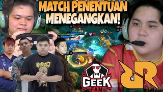 MATCH PENENTUAN PALING MENEGANGKAN !! NYAWA TERAKHIR !! RRQ VS GEEK FAM MATCH 5 - PLAYOFF MPL S13