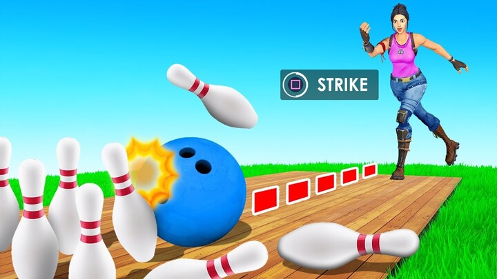 BOWLING but in Fortnite!? (Minigame)