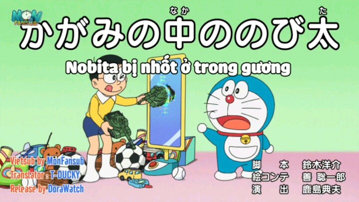 Doraemon : Tiết kiệm để du lịch Hawai - Nobita bị nhốt ở trong gương