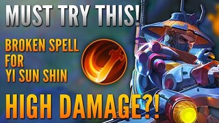 90% OF YI SUN-SHIN USERS! DIDN'T KNOW EXECUTE IS THE BEST SPELL FOR HIGH DAMAGE! | MLBB