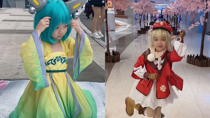 6-year-old kindergarten children's COS collection~~~ Xiao Xiao coser Xiaodoulu cos is 3 years old an