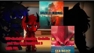 ???+Godzilla reacts to Godzilla and The Sea Beast part 3 with ???.