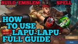 How to use Lapu Lapu guide & best build mobile legends 2020