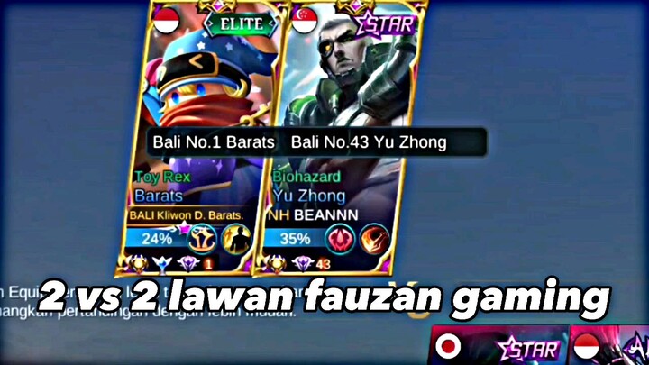 2 VS 2 MELAWAN ALPHA TERKUAT DI GALAXY