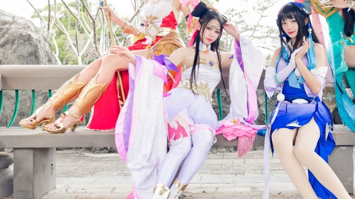 [กลุ่มราชาเกาะมะพร้าว]——❤ภาพความงาม❤สี่สาวงามสุดอร่อยจับมือกันรับวันวาเลนไทน์จีน