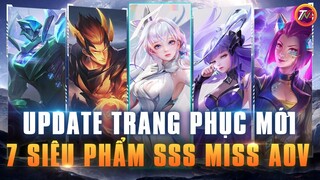 [Liên Quân] 7 Trang Phục Mới SSS Chính Thức Ra Mắt Điêu Thuyền WAVE, Sinestrea WAVE TNG