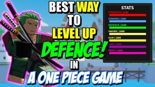 How To Train Defence in A One Piece Game - The Fastest Way