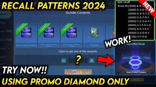 DRAW TRICK!! NEW PATTERN TO GET EPIC RECALL SEAL OF ANVIL CRAWLERS 1 DIAMOND - MLBB