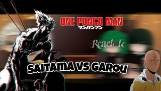 One Punch Man react Saitama Vs Cosmic Garou [ OPM ]  MANGA SPOILER [ Gacha Club ]