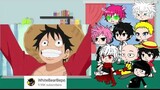 op anime character react to each other ( litch, natsu, luffy & saitama ) last part