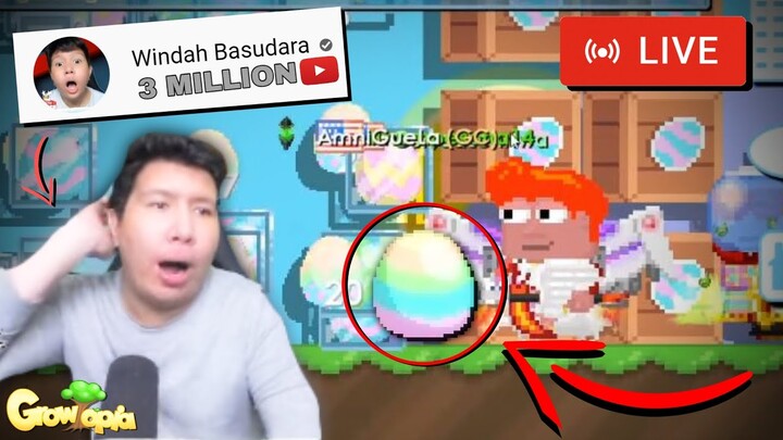 I SCAMMED Windah Basudara?! 😂 *HE PANICKED* || Growtopia Funny