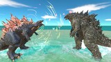 Who Will Win? Godzilla Gojira Fight Godzilla - Animal Revolt Battle Simulator