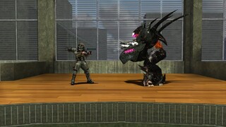Halo 1 Marines VS. SPV3 Hunters