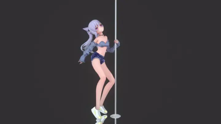 [3D Animation] Genshin Impact | Keqing Pole Dancing
