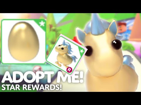 OPENING GOLDEN EGGS And Getting STAR REWARDS In Adopt Me! (Roblox) 