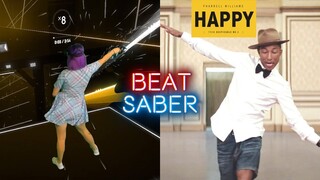 Happy - Pharrell Williams - BEAT SABER