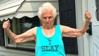 Try Not To Laugh Challenge -Thug Granny Compilation