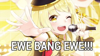 Sejarah EWE BANG EWE Tapi Bukan Sejarah Sebenarnya - Stiker  Tsurumaki Kokoro Bang Dream