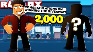 ROBLOX | ANNOUNCING THE GIVEAWAY WINNER!