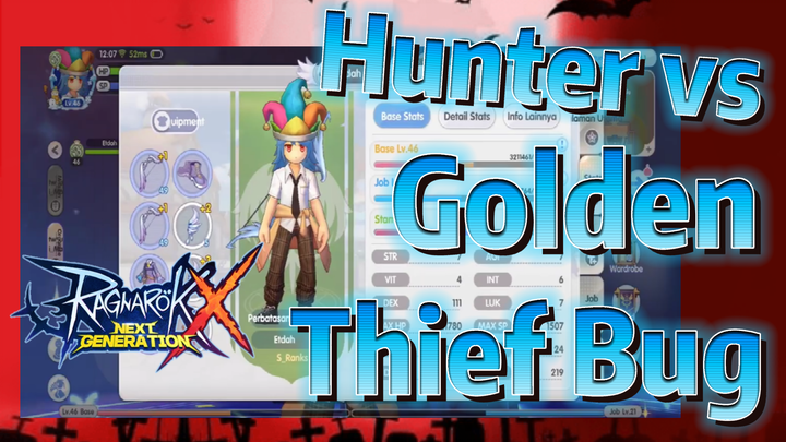 Ragnarok X: Next Generation | Hunter vs Golden Thief Bug