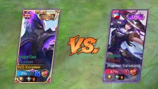KENSHIN MEET AGRESSIVE FANNY🔥 MY BEST GUSION GAMEPLAY MOBILE LEGENDS