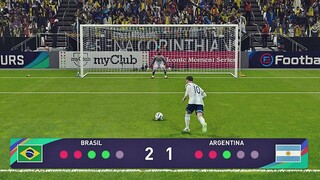 PES 2021 - Penalty Shootout | Brazil vs Argentina | PS4 PRO