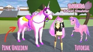 NEW PINK UNICORN | SAKURA School Simulator | TUTORIAL