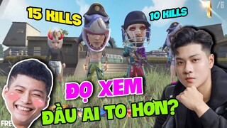 [Free Fire] Chế Độ Đầu To - Đọ Xem Đầu Ai To Hơn Cùng Nhã Béo | Lưu Trung TV